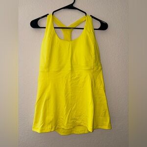 Lululemon Yellow Tank Top